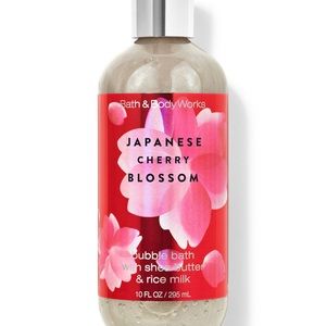 Japanese cherry blossom bubble bath